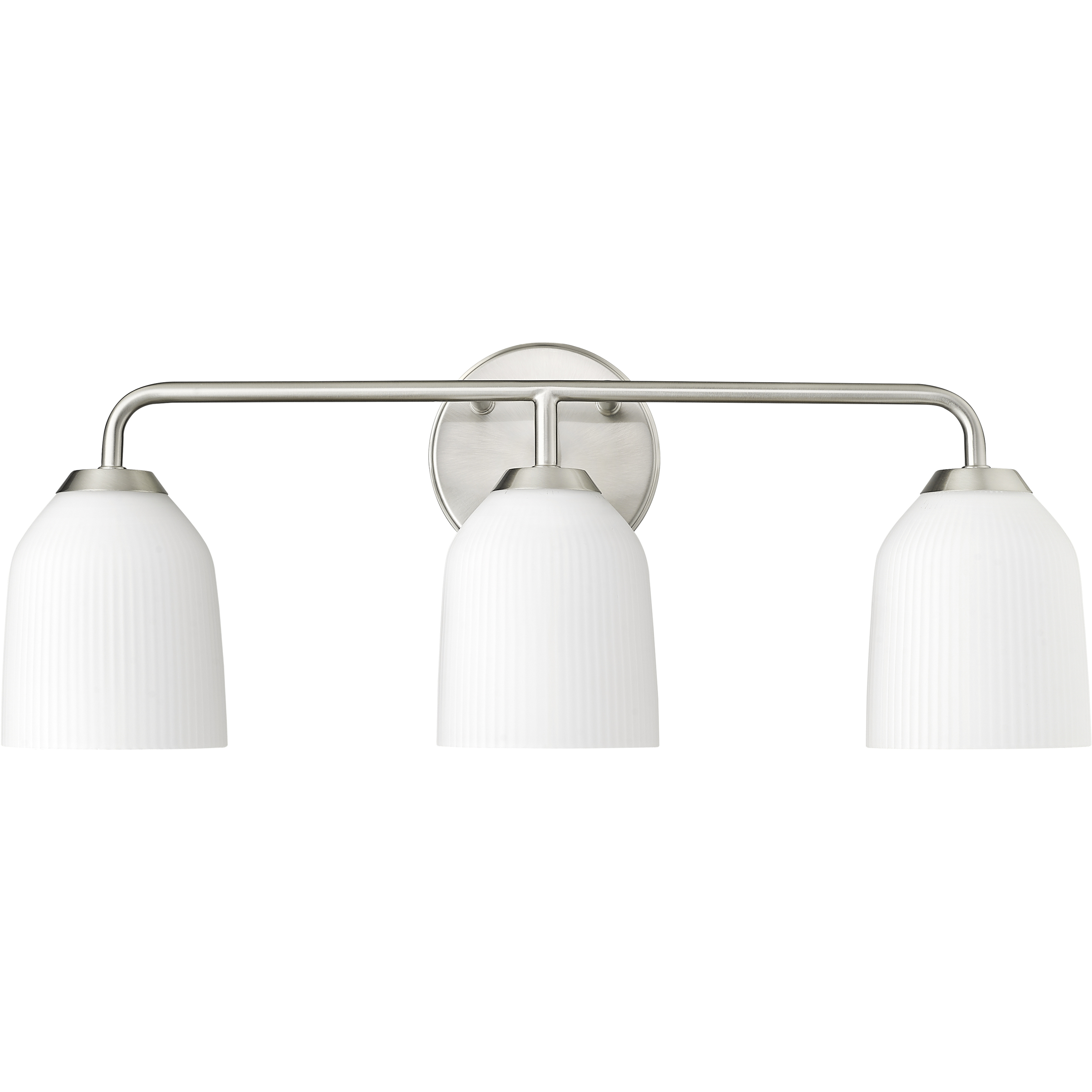 Norah 3 Light 23 inch Brushed Nickel Bathroom Vanity Light Wall Light